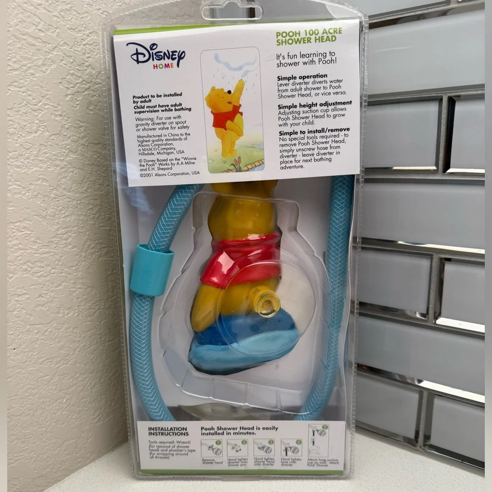 Vintage Disney Winnie the Pooh 100 Acre Shower Head 2001